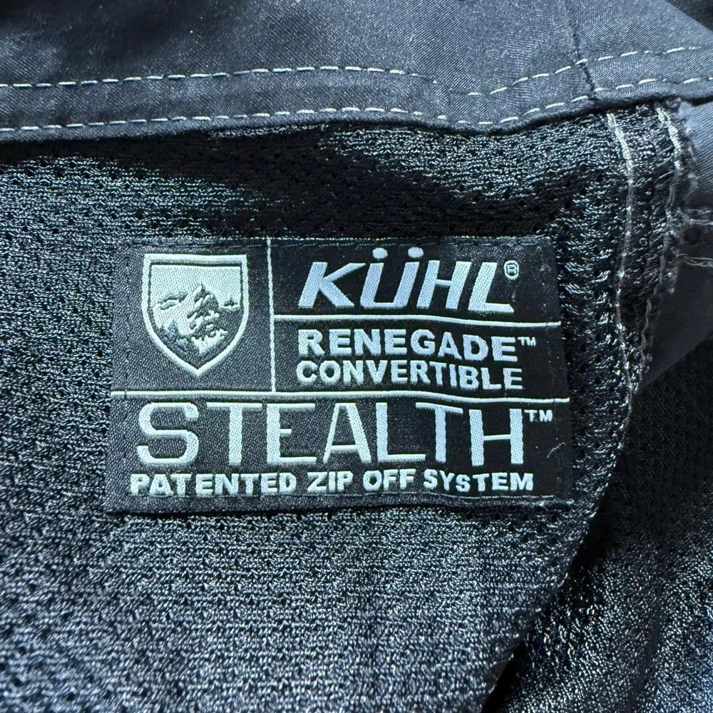 Kuhl Renegade Convertible Stealth Pants Mens 30x30 Gray Hiking Cargo 5138